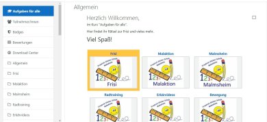 Screenshot Moodle