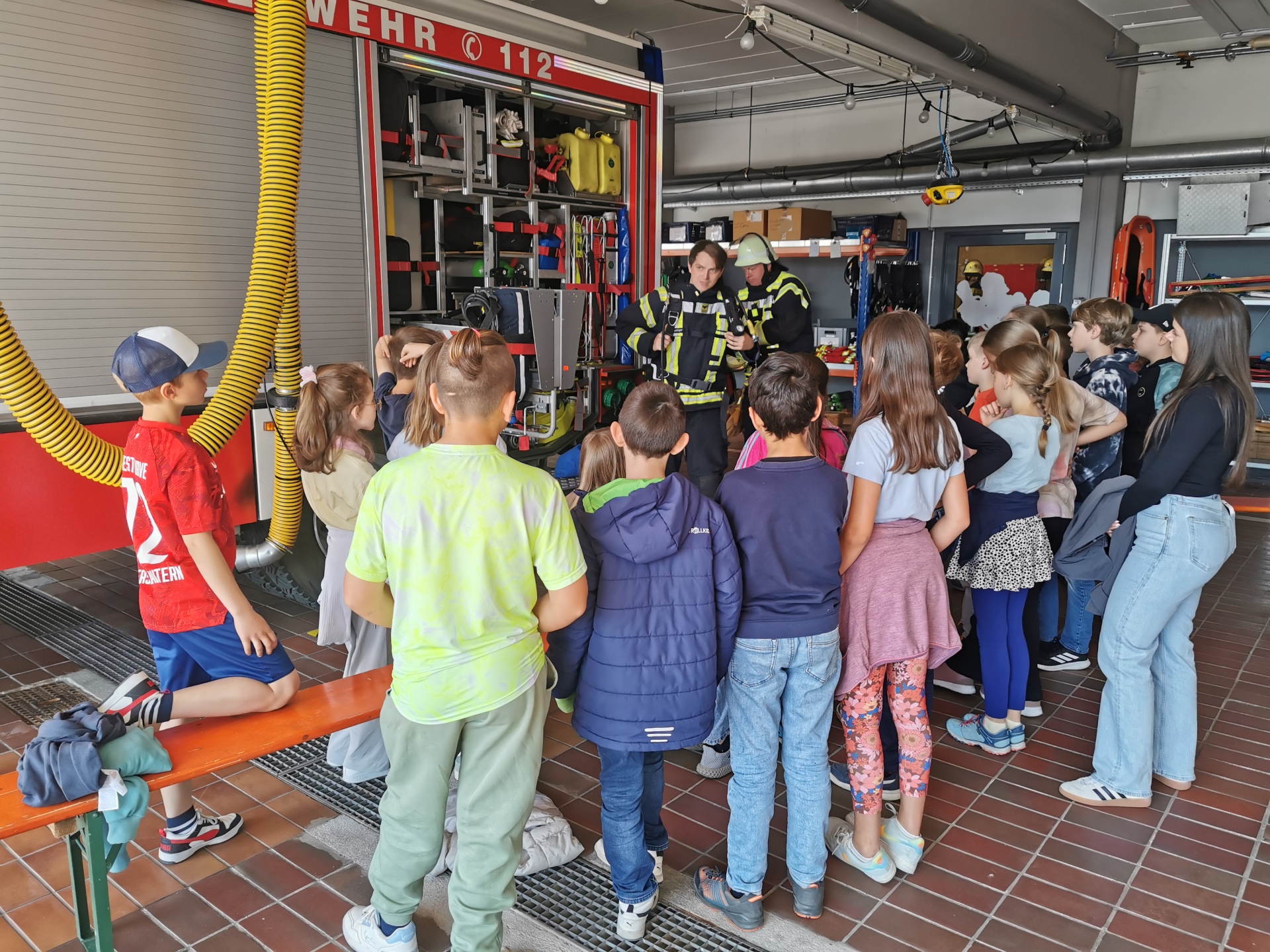 Besuch bei der Feuerwehr