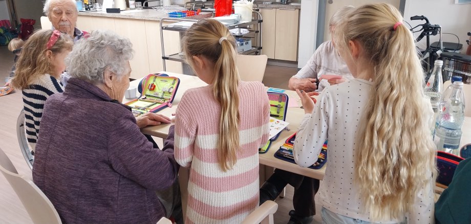 Besuch im Pflegeheim