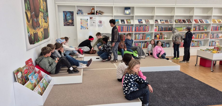 Besuch in der Mediathek