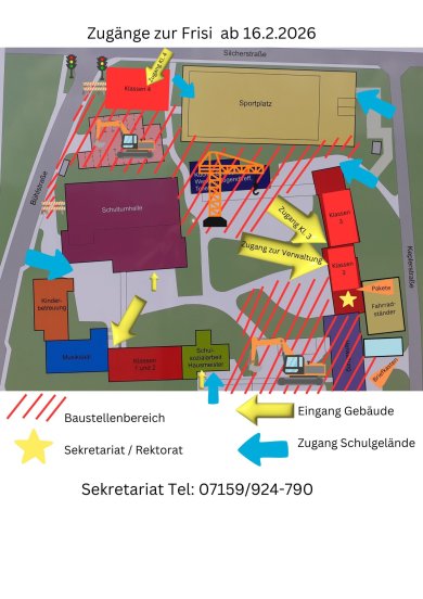 aktueller Lageplan