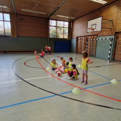 Mädchen-Fußballtraining