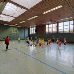 Mädchen-Fußballtraining