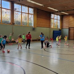 Mädchen-Fußballtraining