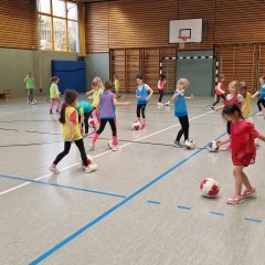 Mädchen-Fußballtraining