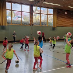 Mädchen-Fußballtraining