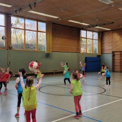 Mädchen-Fußballtraining