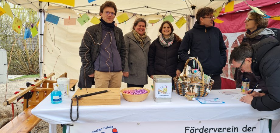 Stand beim Ostermarkt