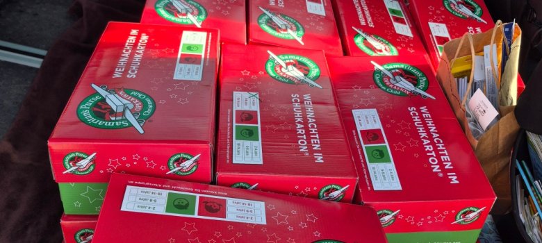 Weihnachten im Schuhkarton