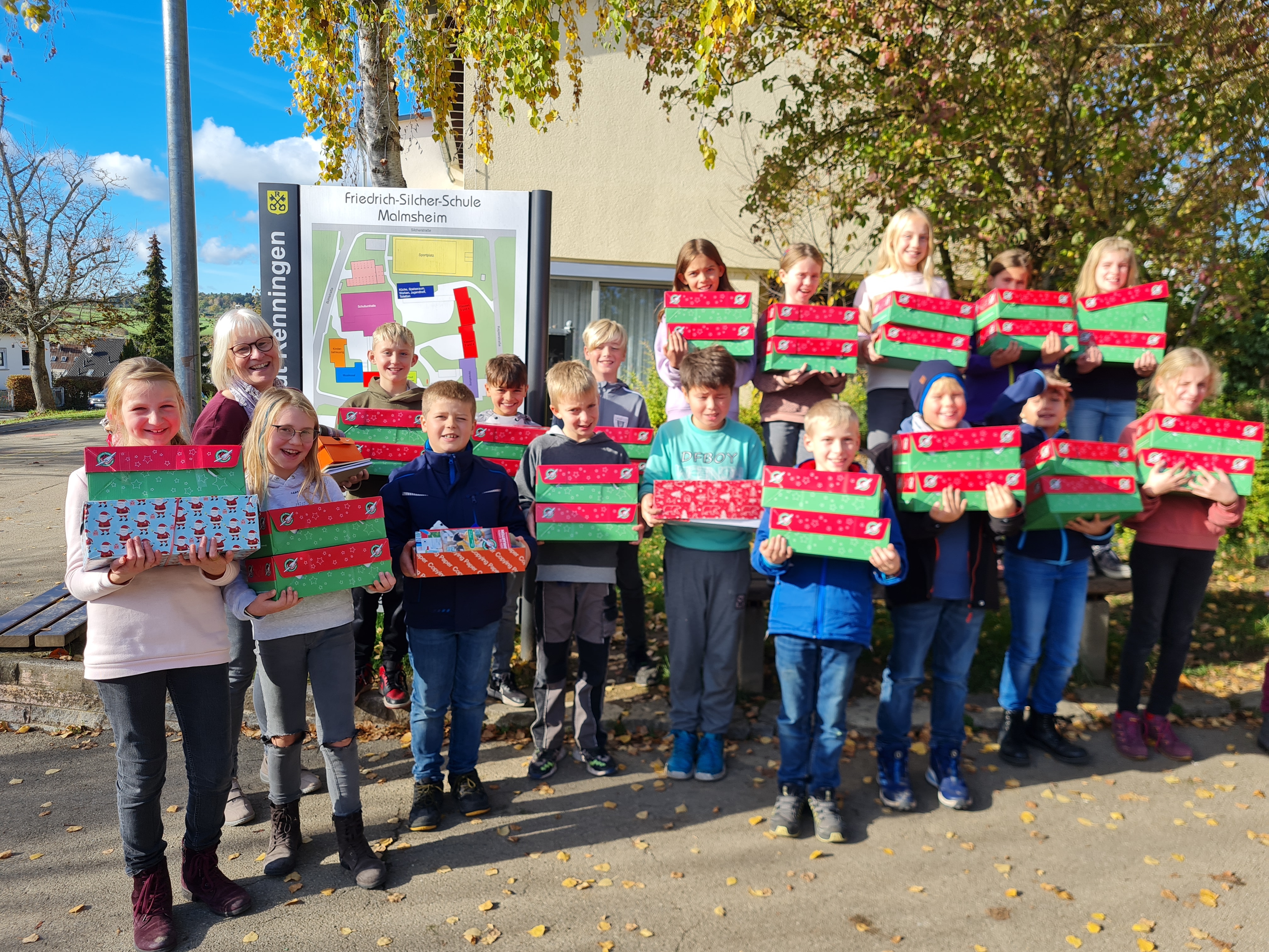 Weihnachten im Schuhkarton