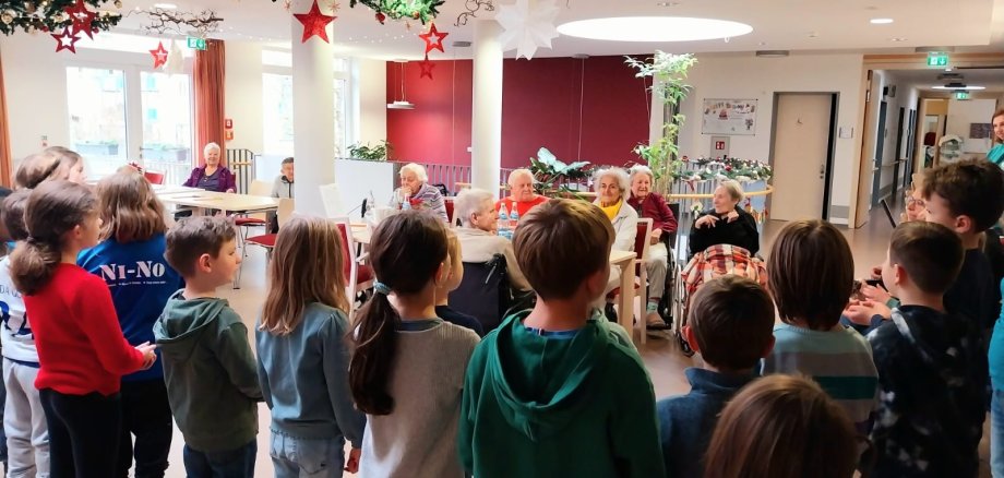 Besuch im Pflegeheim